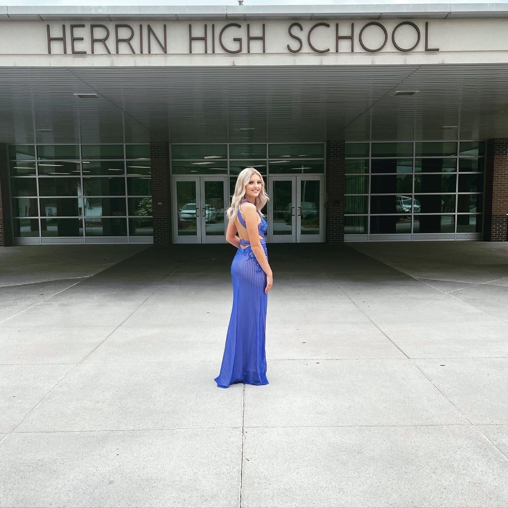 Faviana prom dress.